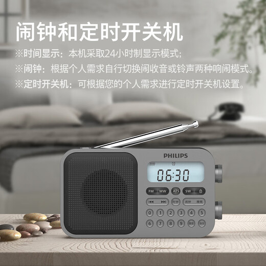 HKMW索尼机适用收音机老人专用2025便携全波段新款高端半导体充电式爸礼物 3878黑色【标配】 支持插卡