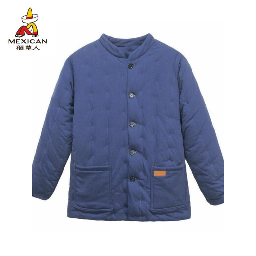 Scarecrow old man pure cotton handmade cotton coat men's old-fashioned winter cotton jacket cotton pants loose large size thickened soft warm jacket gray green cotton jacket 5XL (weight 180--200Jin Jin is equal to 0.5 kg)