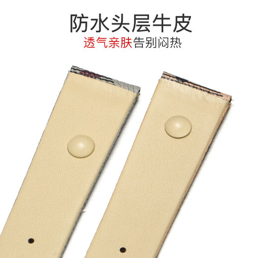 
Suitable for Burberry watch strap Burberry BU1938 9112 9226 cowhide genuine leather strap for men and women Brown-gold buckle 20mm