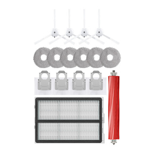 Wanchuang suitable for Roborock sweeping robot accessories P10S/P10 Pro dust bag rag mop roller brush main brush side brush filter cleaning fluid consumable accessories