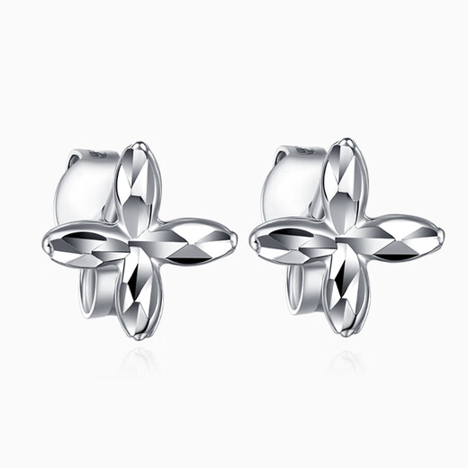 Pt.Charm new platinum platinum earrings are fashionable and temperamental for women. PT950 four-leaf clover platinum earrings are versatile and can be given to your girlfriend. If they are not in stock, they can be customized. Take 1.1g as an example.