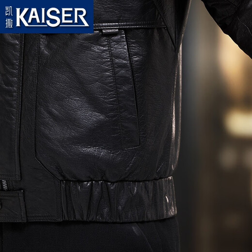 Caeser (Kaiser) Mink Mink Chother Keether Down для мужчин в зимнем масле кожаная куртка для кожи для мужчин в живой потоке и утолщенной кожаной куртке Одинокий стиль L (170) (подходит для 100-120 JIN [JIN равно 0,5 кг])