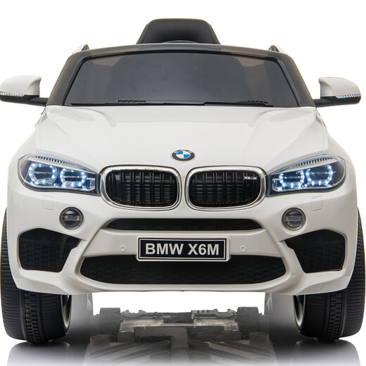 Berica BMW Real Car Authorized Car Kinder Elektroauto Allrad-Schwung Fernbedienung Baby Spielzeugauto kann im Babyauto Kinderwagen sitzen. Schwarzer Schwung + 2,4 g Fernbedienung