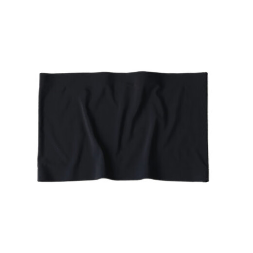 Modal junior high school students' one-piece strapless tube top with black anti-exposure wrap bra for women with breast pads, black + apricot (no breast pads), one size fits all (high elastic cotton material)