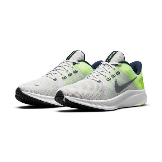 耐克（NIKE）官网官方男鞋运动鞋 25夏季QUEST 5轻便减震透气休闲鞋子跑步鞋男 DA1105-003/灰色荧光黄/ QUEST 4 43