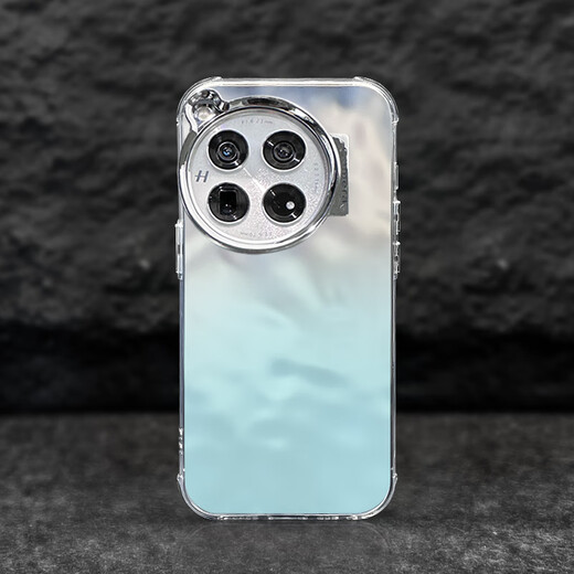 Is it suitable for OnePlus 12 mobile phone case ace3pro new water ripple protective cover ace2pro large hole lens 11 creative personality acepro solid color blooming anti-fall heat dissipation water ripple-blue blooming A846 + mobile phone film OnePlus Ace3