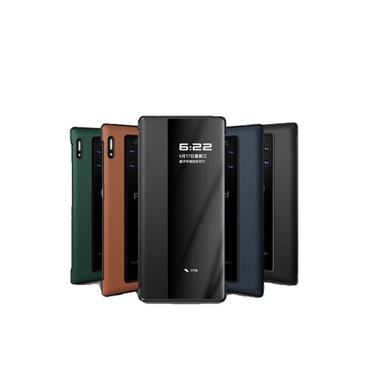 华为（HUAWEI）【品质原装】适用于华为mate30rs保时捷设计手机壳真皮翻盖式Rs限 绿色鳄鱼纹(收藏送膜) 华为 Mate 30