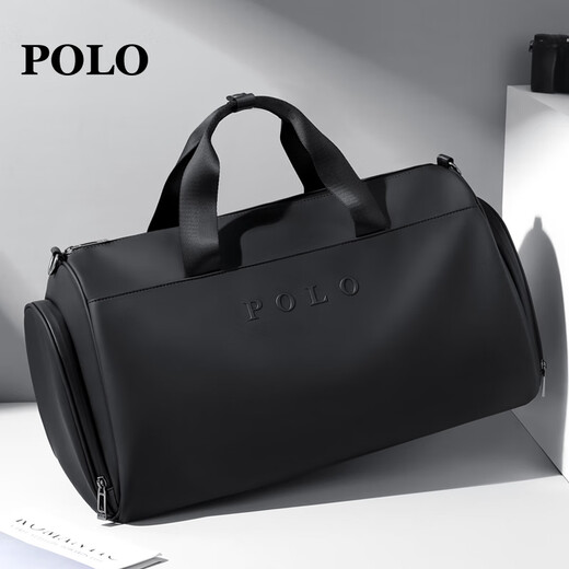 POLO手提旅行包大容量轻便行李袋男士运动健身包短途商务出差行李包