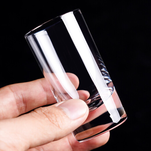 VINOS imported crystal glass white wine cup high-end one-two-two tasting wine spirits cup home with cup holder wine dispenser set 100ml two-two cups 6 pieces