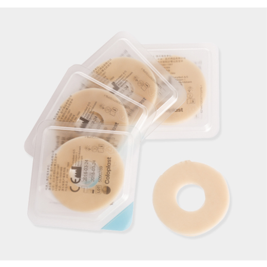 康乐保可塑防漏贴环12030造口附件护理用品底盘加固胶贴 12035升级版【厚2.5mm 内径18mm】 【10个】