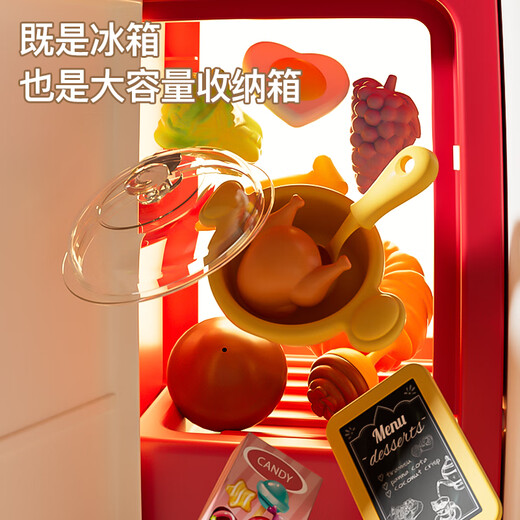 奥智嘉儿童女孩玩具迷你厨房仿真套装过家家做饭宝宝3-6岁生日礼物模拟