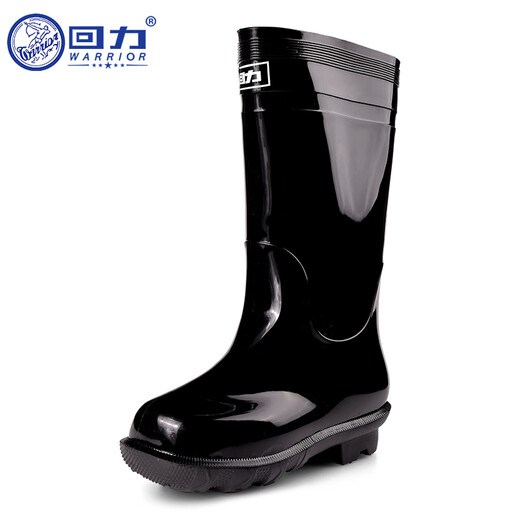 回力雨鞋男士高筒防水防雨靴男鞋耐磨钓鱼鞋户外加绒保暖胶鞋HXL838 中筒 40
