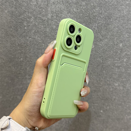 米弟 适用苹果14手机壳iphone13Promax卡包苹果16一体壳苹果15pro保护套11软壳12带卡包门禁卡可插卡槽 【午夜黑】升级体验-卡套一体 iPhone 13