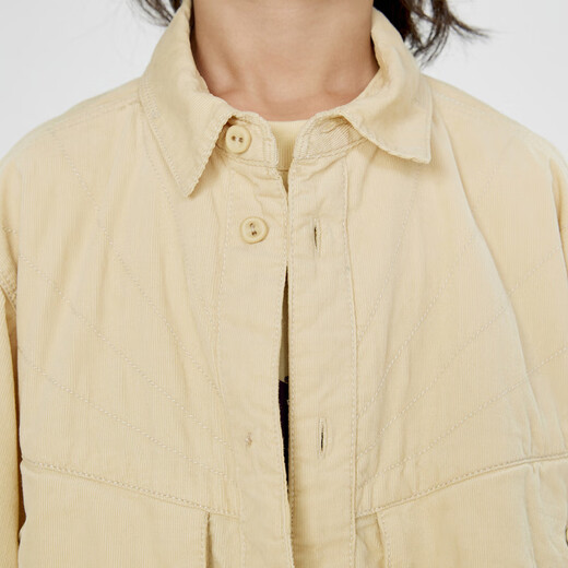 Jnby by JNBY Jiangnan Buyi children's clothing cotton corduroy H-shaped long-sleeved shirt soft autumn and winter boys and children 1O8211450 742/meter camel 120 cm