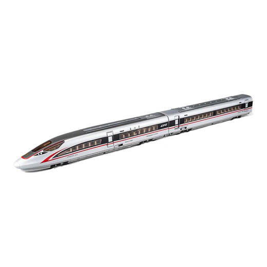 
Kaiwei Harmony EMU Fuxing alloy high-speed rail train sound and light return power remote control vehicle children's toy gift Remote control version Fuxing silver two sections