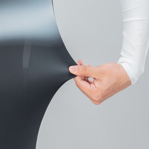 Rock Brothers Cycling Jersey Long Sleeve Top Spring and Summer Men's Cycling Sports Mountain Road Cycling Clothing Breathable and Quick-Drying Black and White XL