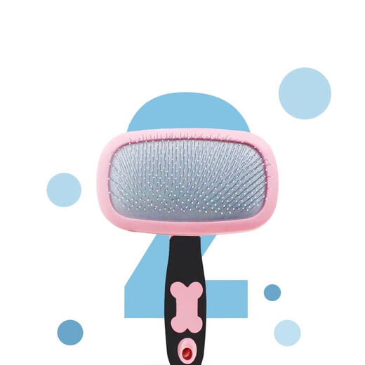 Harugami Murakami's special fluffy comb for Teddy dogs to remove floating hair, pull out hair comb, needle comb, dog hair combing brush, Hartley pet supplies, special fluffy comb for Teddy dogs
