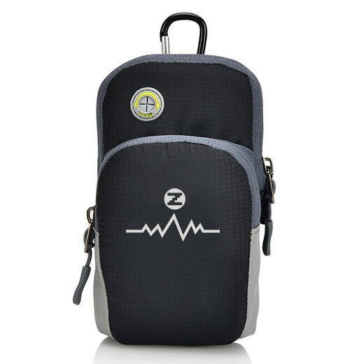 Genuine running mobile phone arm bag sports bag men's and women's wrist bag arm strap 6-inch shell cover iphone8plus/x/xs apple/6/7 Huawei Xiaomi striped style classic black