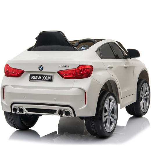 Berica BMW Real Car Authorized Car Kinder Elektroauto Allrad-Schwung Fernbedienung Baby Spielzeugauto kann im Babyauto Kinderwagen sitzen. Schwarzer Schwung + 2,4 g Fernbedienung