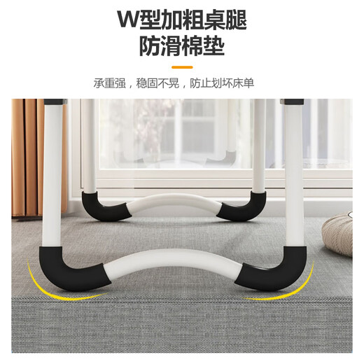 华恺之星笔记本床上电脑桌折叠桌书桌学习桌小桌子BGZ692抽屉白60*40