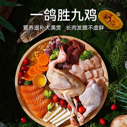 Nobili Nobili Fresh Meat Grain-Free Squab Cat Food 42 Protein Full Price Freeze-Dried Adult Cat and Kitten Food Fattening Hair 1.25kg Add 5 Chicken Floss-2.5Jin Jin is equal to 0.5kg