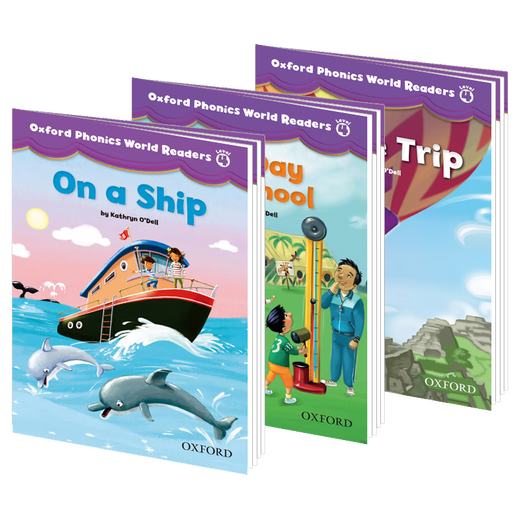 [Books Yingwo] Oxford OPW Manuel d'orthographe naturelle Oxford Phonics World Deuxième édition niveau 12345 Étudiants New Edition Oxford Tree's Liading's Liading Original English Import Level 4 (manuel + livre d'exercice + 3 livres d'images) Deuxième édition OPW