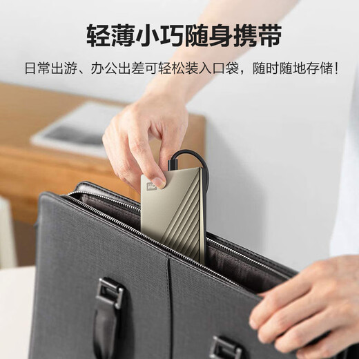 Western Digital (WD) 4TB mobile hard drive type-c Ultra series 2.5-inch gold mechanical hard drive laptop external encryption compatible with Mac large-capacity home storage