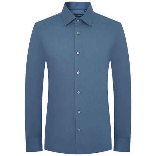 Angel Bird formal long-sleeved shirt men's machine washable wool men's long-sleeved shirt formal business casual shirt men's Walan 40 (175/92)