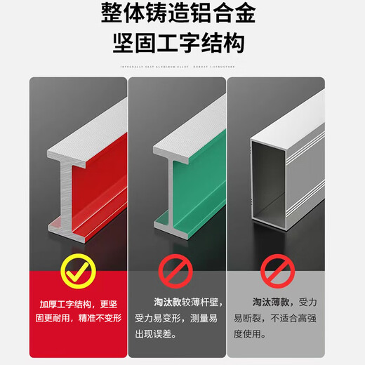 Level High Precision Industrial Grade Solid Cast Aluminum Level Strong Magnetic Reliance Ruler Anti-fall Measuring Rule 600mm Industrial Grade Solid Cast Aluminum Upgraded Strong Magnetic Version