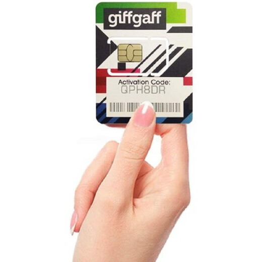 European UK giffgaff phone card mobile phone number overseas foreign phone card receiving text messages for 5.5 years (balance of 3-4 pounds) - Package B