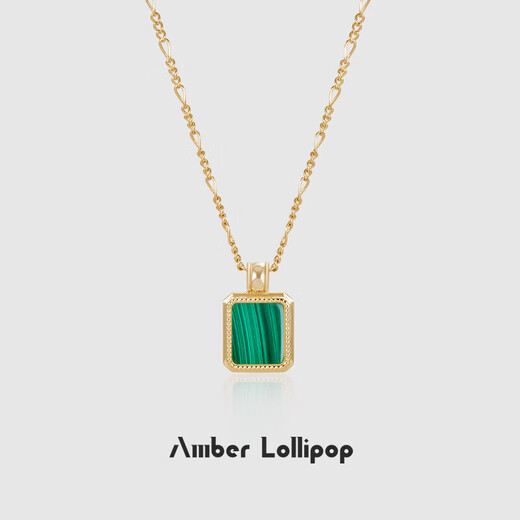 Amber Lollipop White Fritillaria Necklace Women's Niche Necklace Clavicle Chain Neck Ornament Anniversary Birthday Gift for Girlfriend and Wife White-Oil Frame