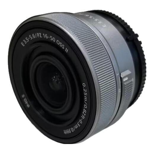 Sony (SONY) APS-C half-frame standard zoom lens E-mount zoom lens landscape portrait travel snapshot home use 16-50 second generation silver (disassembled version)