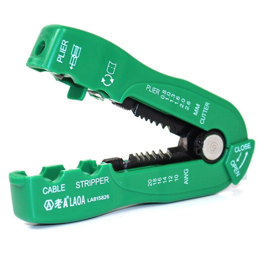 E.F.VSLON old A wire stripper cable peeler palm type multi-functional hole wire stripper 0.8-2.6mmLA815 15826