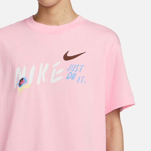 
Nike (NIKE) Nike women's short-sleeved summer new sportswear loose round neck half-sleeved T-shirt FJ7714-690 L