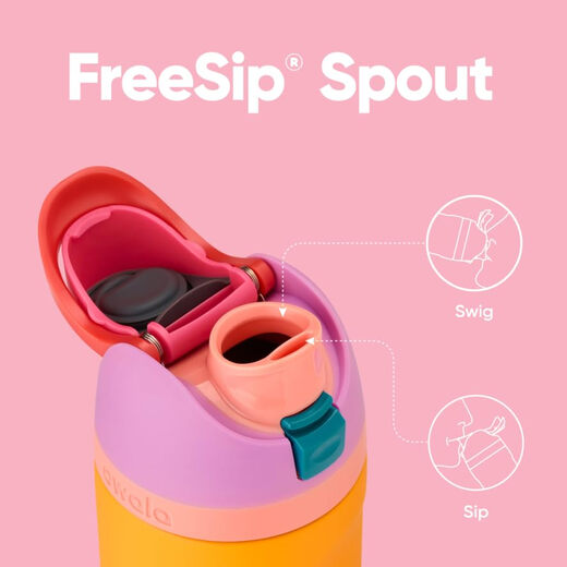 Owala FreeSip 运动水杯 不锈钢保温吸管杯 约680g大容量 便携旅行水壶