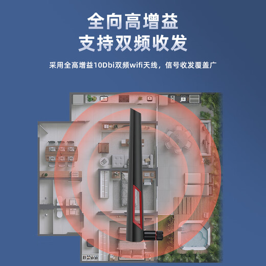EB-LINK 2,4G/5G externe antenne 10DB drahtlose netzwerkkarte erweiterungsantenne WIFI dual-band router high-gain-antenne SMA interne gewinde innere loch