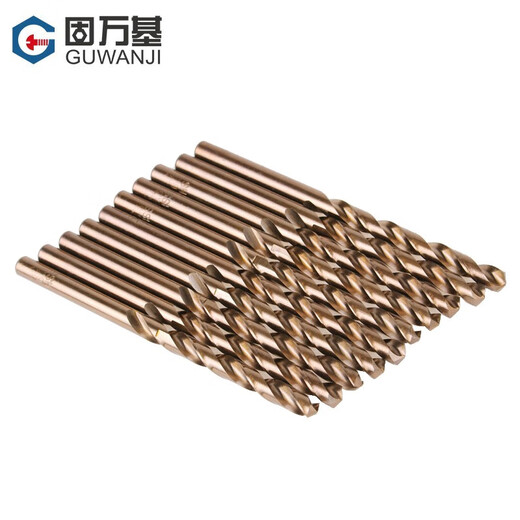 Guwanji cobalt-containing twist drill bit stainless steel special metal hole expander drill multi-functional alloy hole opener electric drill bit 3.1MM 2 pieces