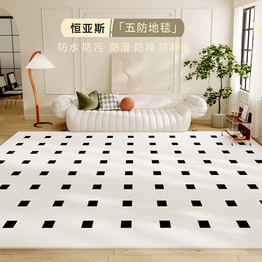 Huilide Custom salon Luxury Luxury haut de gamme Français Chambre de chevet de chambre à coucher japonais Crème style Wipable and Free-Washing Floor Mat ZK693 Cadre sans cré