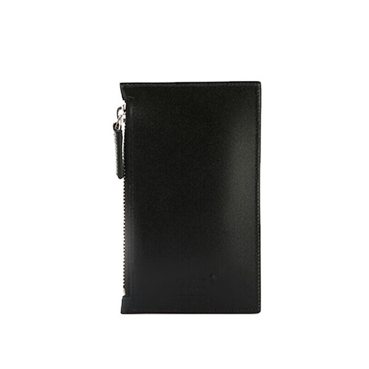 Montblanc (MONTBLANC) Spring Festival Gift Meisterstück Series Black Cowhide Zipper Card Holder 118313 Black One Size