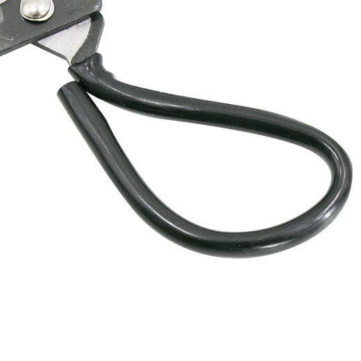 
Haysdik HK-677 Industrial scissors Black plastic handle carbon steel leather scissors Packaging and cutting scissors Stainless steel pointed scissors Kitchen knife A1