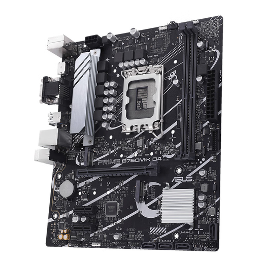 Intel 12th Generation Core CPU ASUS B760 Tablero de conjuntos de CPU de placa base U Conjunto de ASUS Prime B760M-K D4 I3-12100