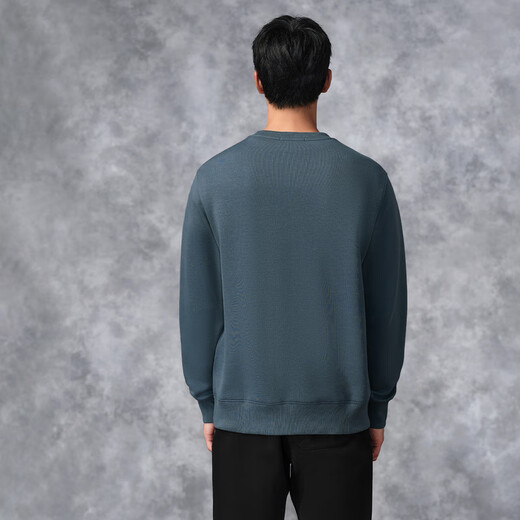 HLA Hailan House sweatshirt men's mountain is not high series round neck embroidered simple long-sleeved men