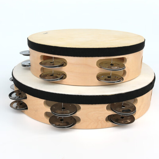 Orff Doble fila de pañuelo de piel de oveja múltiples especificaciones enseñando música pintada de tambor de tambor