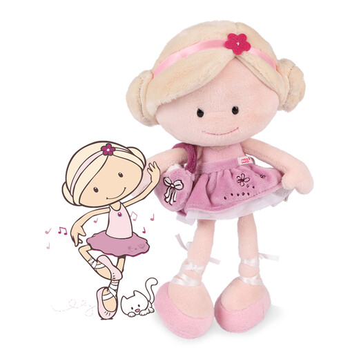 NICI birthday gift girl doll plush doll clara plush toy girl cute plush doll gift girl