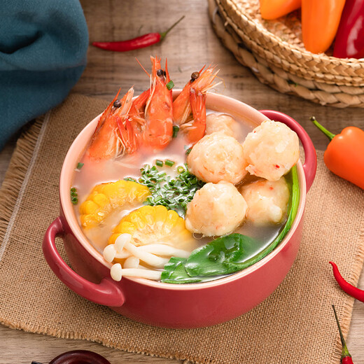 利园【49任选8包】利园潮汕火锅丸子食材套餐手打牛肉丸鱼丸烧烤串丸 潮汕手打牛筋丸 120g