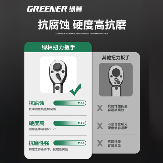 GREENER torque wrench 1/2 inch 5-60Nm Dafei adjustable torque wrench set for home road bicycles