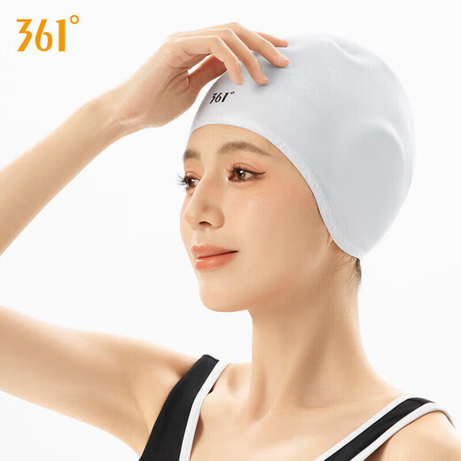 361°泳帽女款加大护耳长发游泳帽不勒头舒适防水硅胶成人泳帽