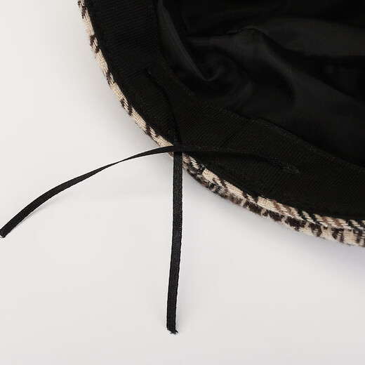 Shengluoke autumn and winter hat women ins retro beret Japanese sweet hat plaid versatile fashion student octagonal hat fashion coffee plaid one size