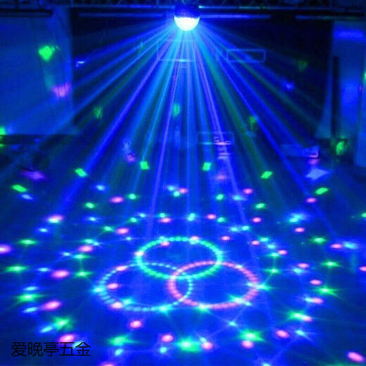 Ziyingcha KTV colored lights, colorful lights, household rotating KTV colored lights, colorful magic ball stage lights, flash lights, spotlights, rotating seven