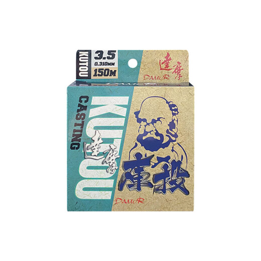 Damo Fishing Line Library Tou Dawu Line Wild Fishing Reservoir Strong Tension Fishing Line 150 Meters Kutou Dawu Line (General Purpose) No. 4.0